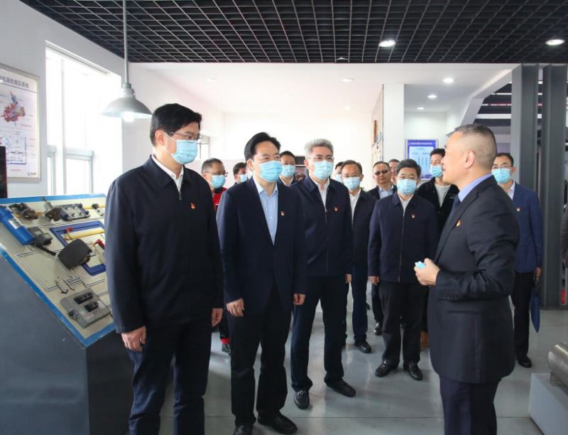 省总工会领导调研乔森劳模创新工作室